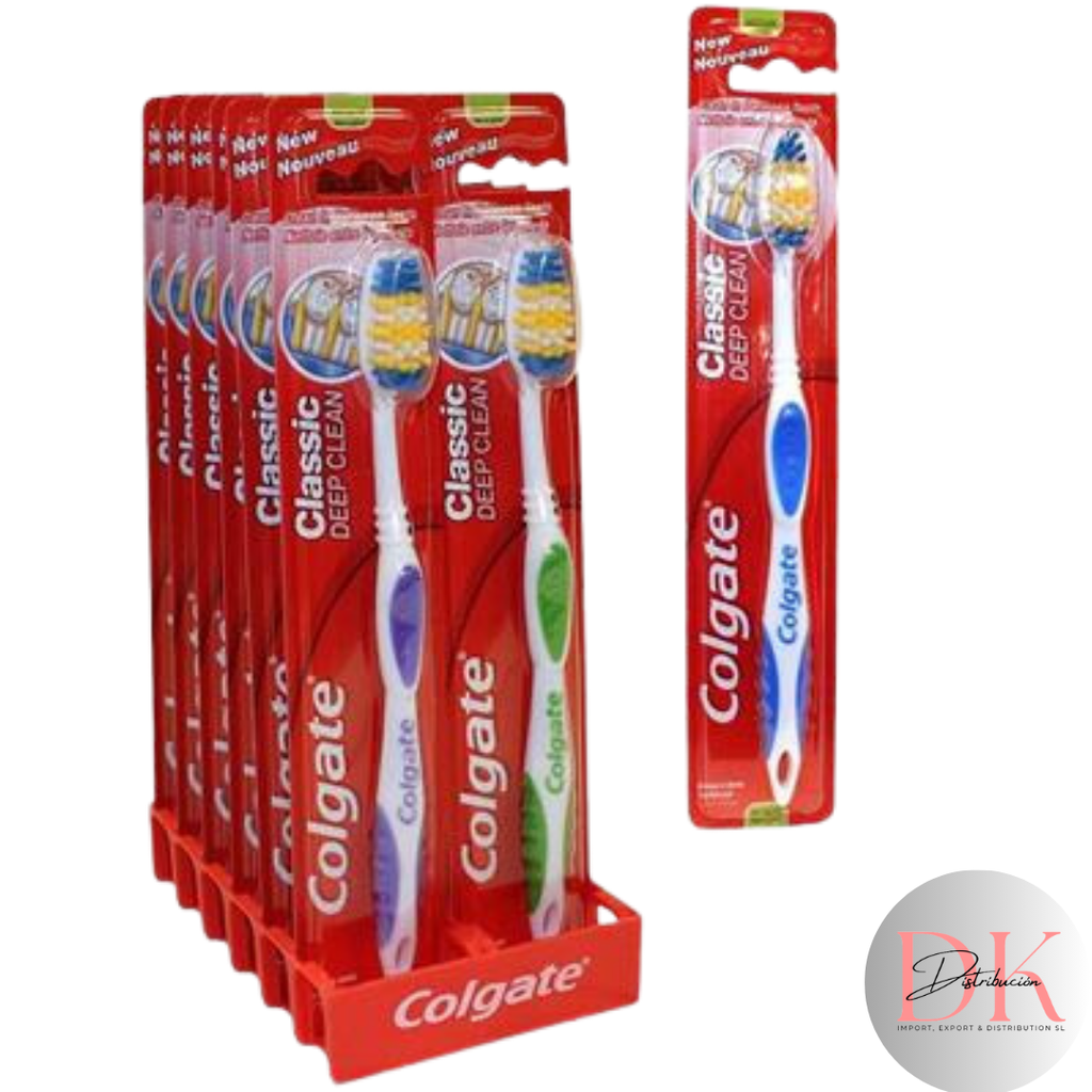 Cepillo de dientes Classic deep clean medium 12u Colgate