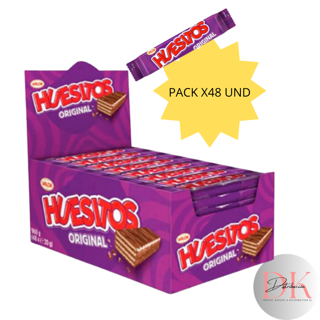 HUE01 Huesitos Original 20 gr. - 48 U
