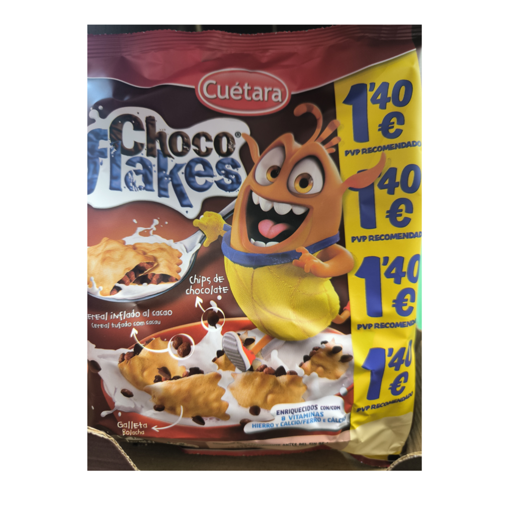 CHOCO FLAKES 120GR. PVP 1,40€