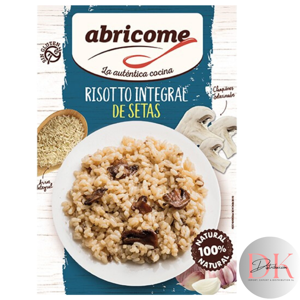 Bandeja risotto integral de setas Abricome 250g