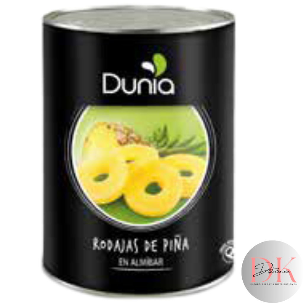 Piña en su Jugo 10 rodajas 565G Dunia