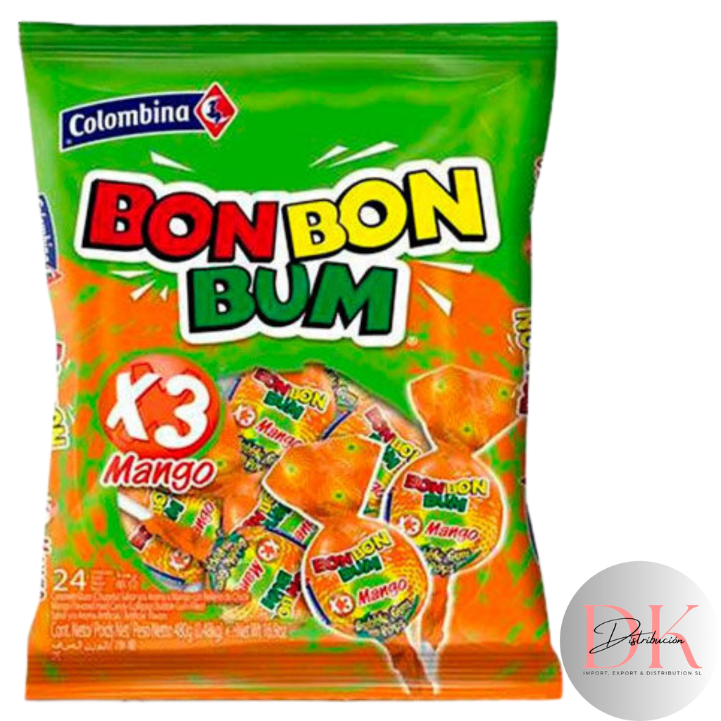 Bon Bon Bum Mango pack 24 uds