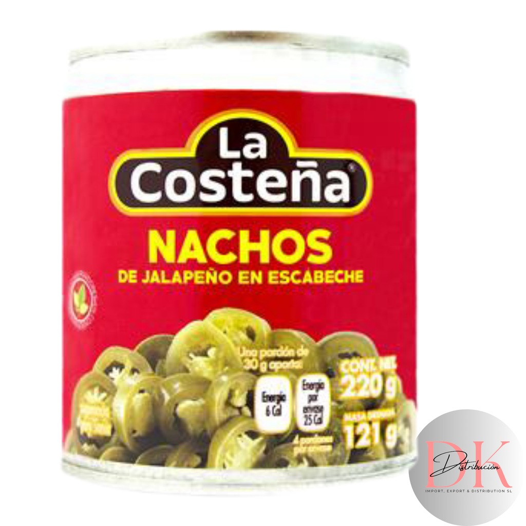Jalapeños Nachos 220gr La Costeña