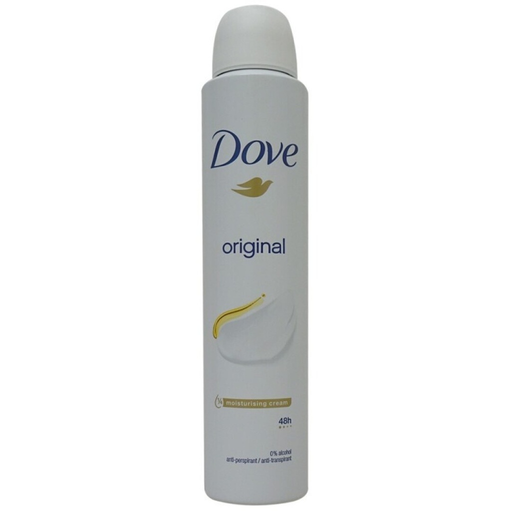 Dove desodorante spray 200 ml. Original.