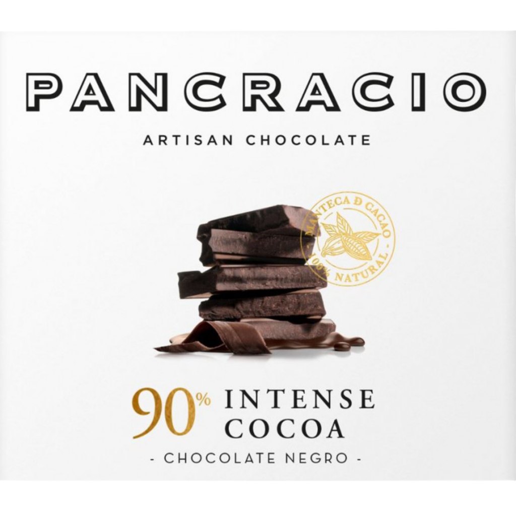 Pancracio- Mini Tableta Intense Cocoa 90%- Chocolate negro