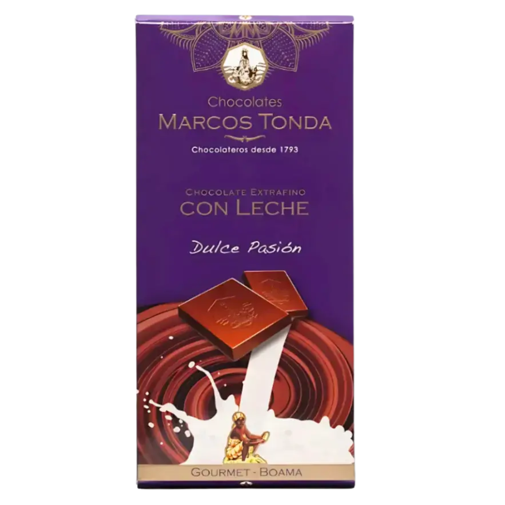 chocolate con leche gourmet tableta 125g