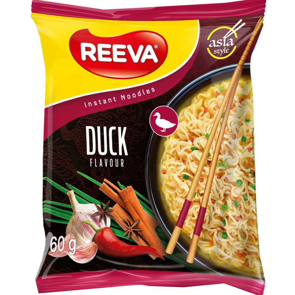Fideos instantáneos con sabor a pato 60 g REEVA