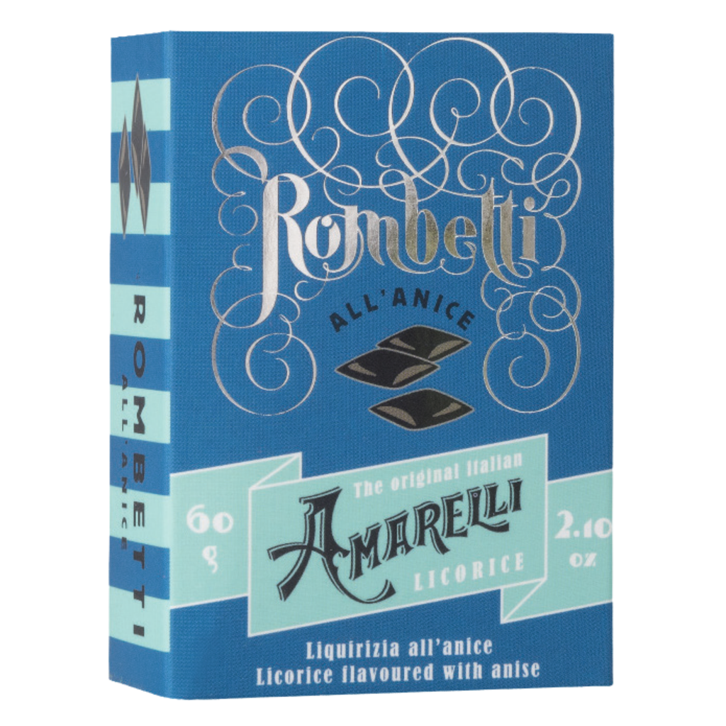 La Liquirizia Amareli-Rombetti All' Anice Regaliz aromatizado con anis 60g