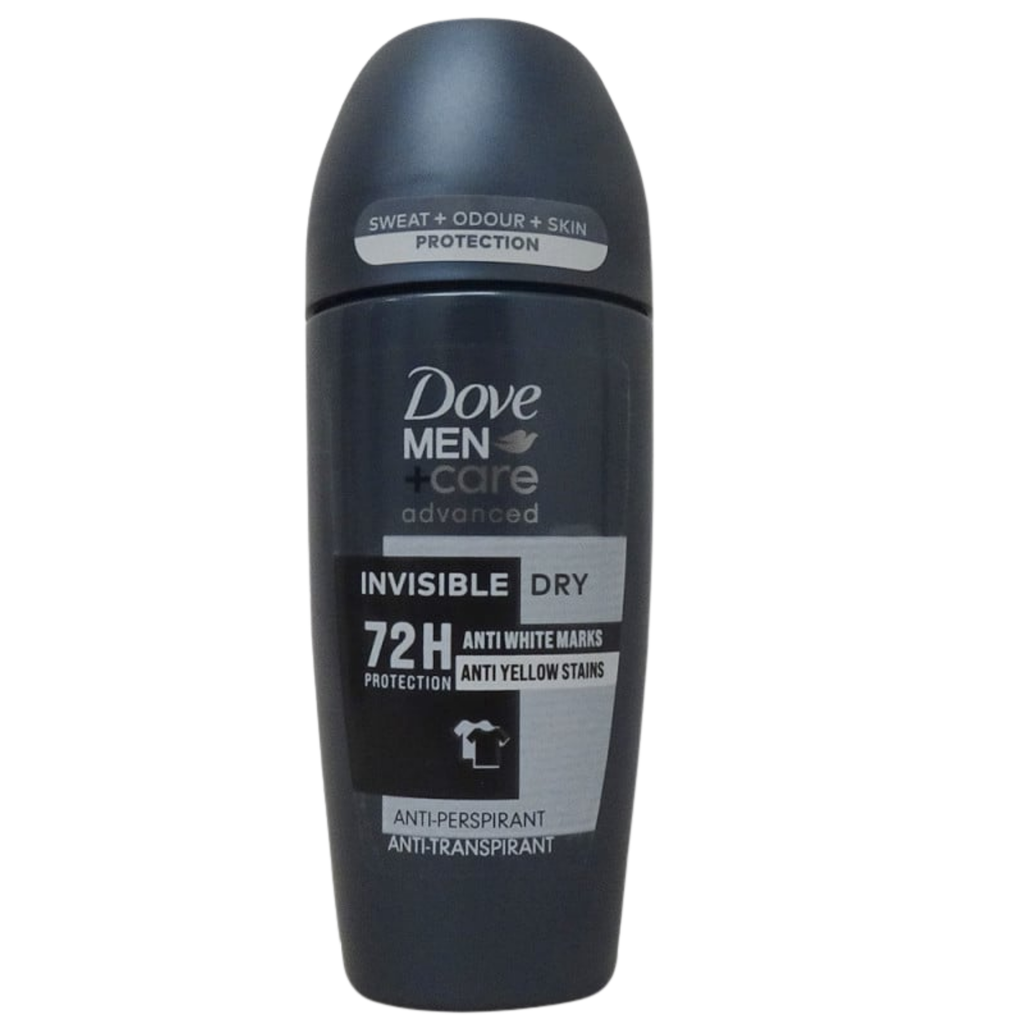 Dove desodorante roll-on 50 ml. Advanced care invisible dry men.