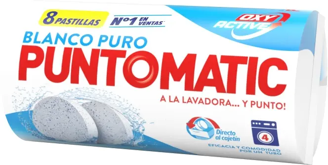 Puntomatic Pastillas Blanco (4) lavados