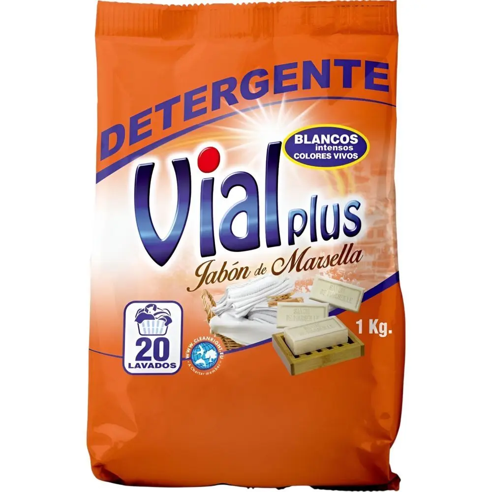 Vialplus detergente bolsa 1kg Marsella