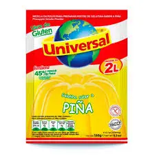 GELATINA PIÑA 250G UNIVERSAL  