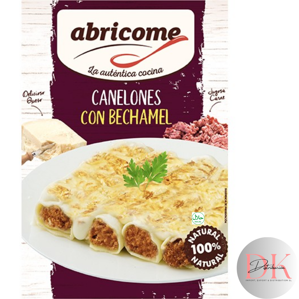 Bandeja canelones de carne con bechamel Abricome 380g