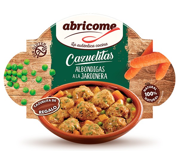 Cazuelita albondigas a la jardinera