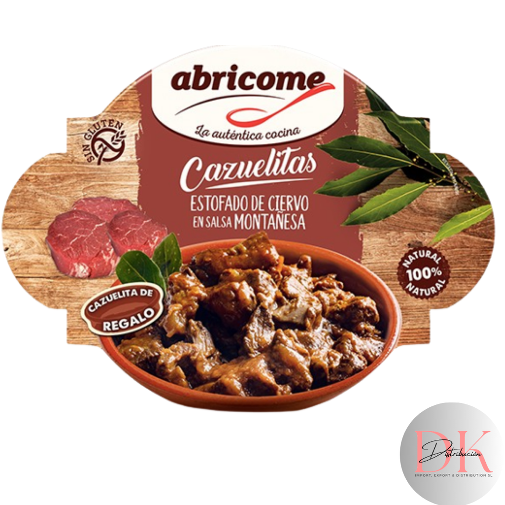 Cazuelita de ciervo en salsa montañesa Abricome 415g