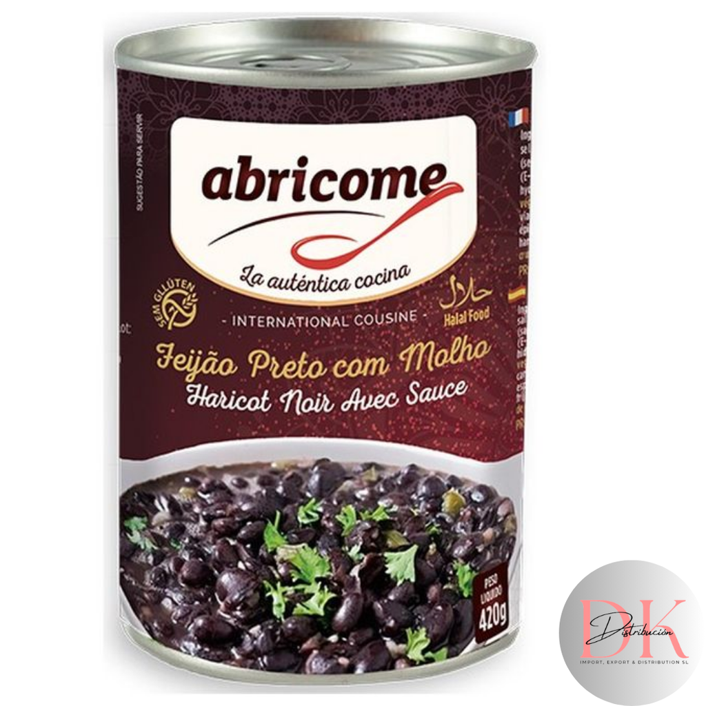Lata halal frijoles en salsa