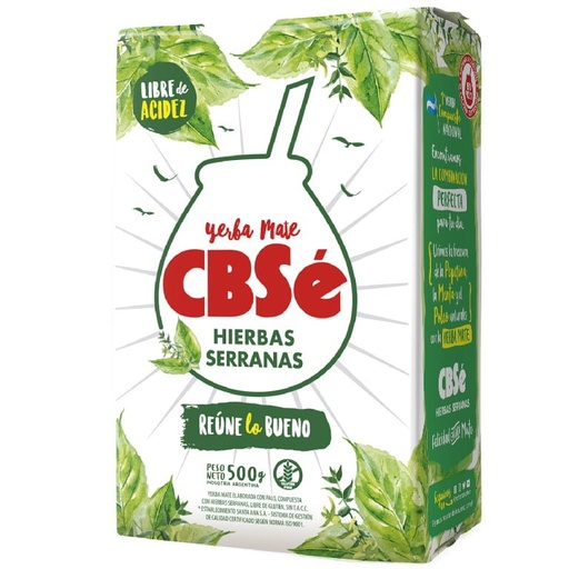[CBS000] Yerba CBSe hierbas serranas 500g
