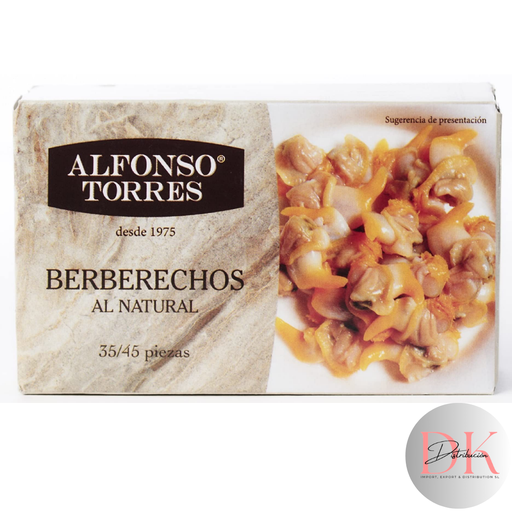 [6005] Berberechos al natural 65/85  Alfonso Torres 111g peso neto