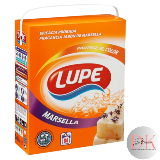 [160132] Detergente polvo maleta Lupe Marsella 5 kg 84 lavados