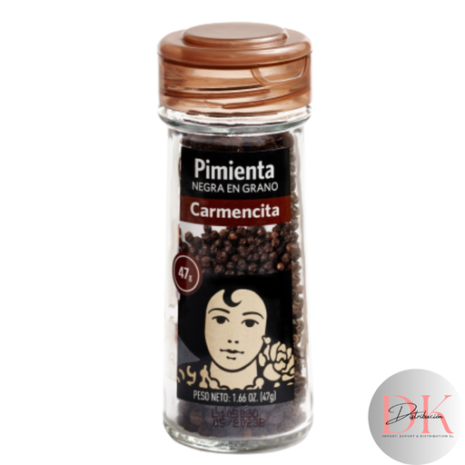 [00822] Especias Pimienta Negra en Grano Carmencita 32g