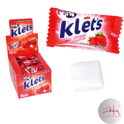 [FIN070] Fini Chicles Klet's Fresa s/az 200u