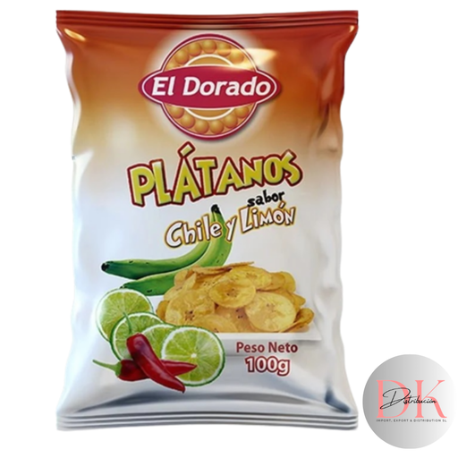 [DOS002] Platanitos Chile Limón El Dorado 100g