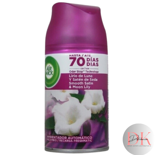 [5718] Air wick ambientador recambio spray 250 ml Lirio satin & Moonlily