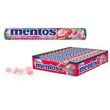 [MEN06] Mentos Fresa 37,5 gr. Caja 20 u