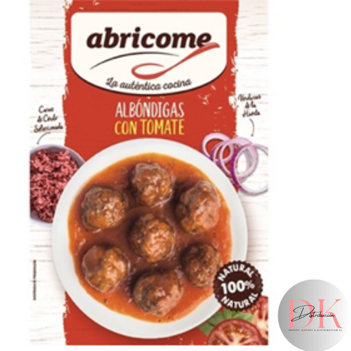 [327] Bandeja albóndigas con tomate Abricome 350g
