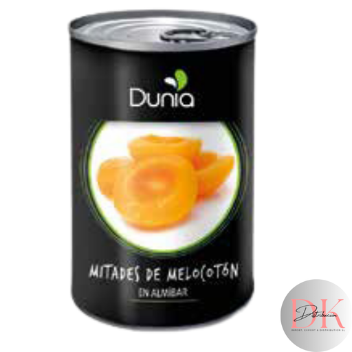 [DF291] Mitades de Melocotón en Almibar 1/2kg Dunia