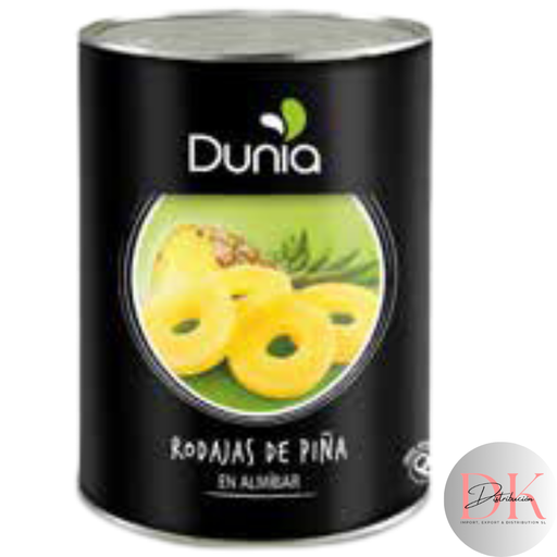 [DF534] Piña en su Jugo 10 rodajas 565G Dunia
