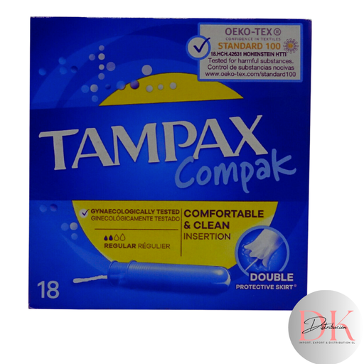 [TR8587] Tampax compak 18 u. Regular
