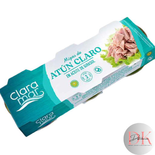 [DF535] Atún claro en migas 3 latas RO-80