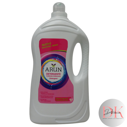 [TR008877] Arun detergente gel 60 dosis 4 l. Colores intensos.
