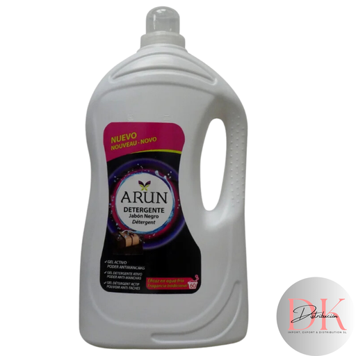 [TR009549] Arun detergente gel 60 dosis 4 l. Jabón negro.
