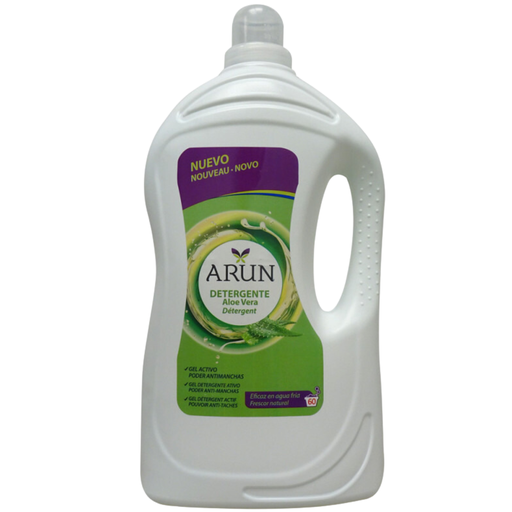 [TR009792] Arun detergente gel 60 dosis 4 L. Aloe vera
