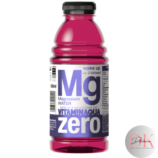[201200] Vitamin Aqua Mg ZERO acai & blackcurrant 600ml