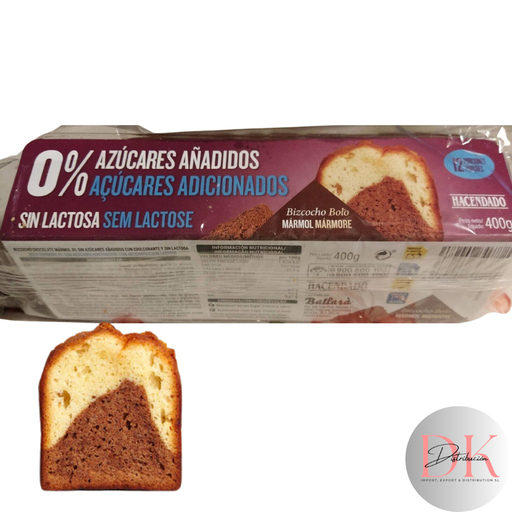 [24001] Bizcocho Cake Marmol sin azucar y sin lactosa 400g