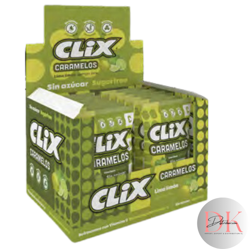 [Z097308] Clix Caramelos S/A Bolsas Lima Limón 20Bolsas*10und