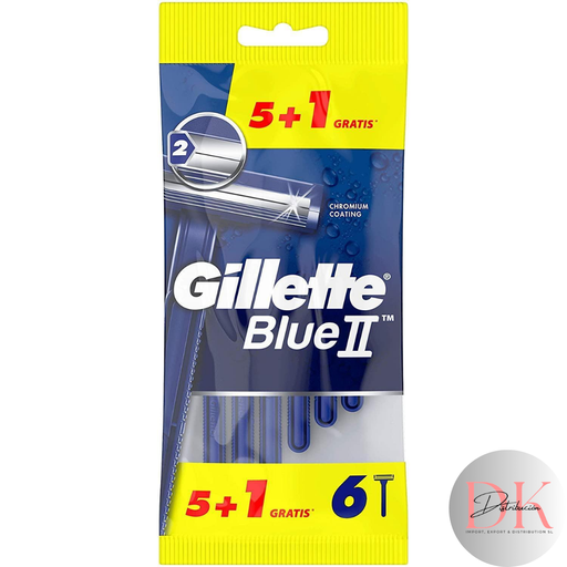 [TR005453] Gillette Blue II Maquinilla de Afeitar 5+1u