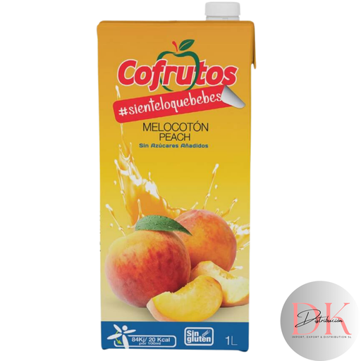 [COF08] Néctar Melocotón brik Slim sin azúcar Cofrutos 1L
