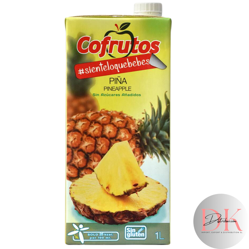 [COF11] Néctar Piña brik Slim sin azúcar Cofrutos 1L