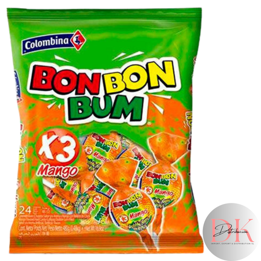 [GO0002-20] Bon Bon Bum Mango pack 24 uds