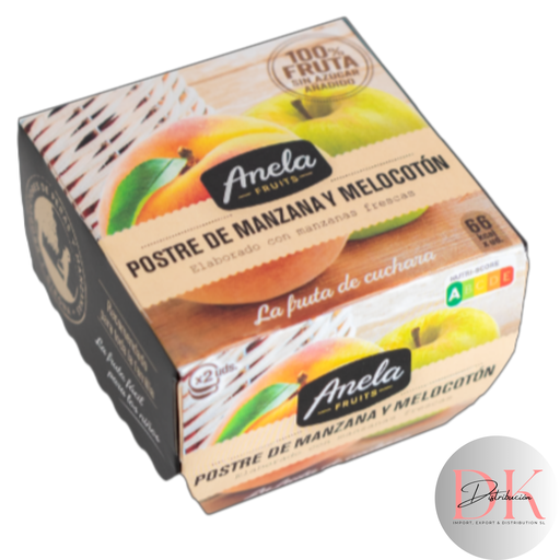 [ANE004] Anela Fruits Postre de Manzana y Melocotón