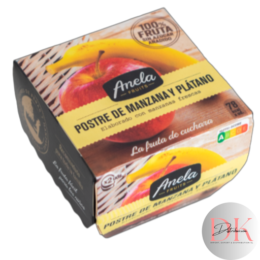 [ANE007] Anela Fruits Postre de Manzana y Plátano