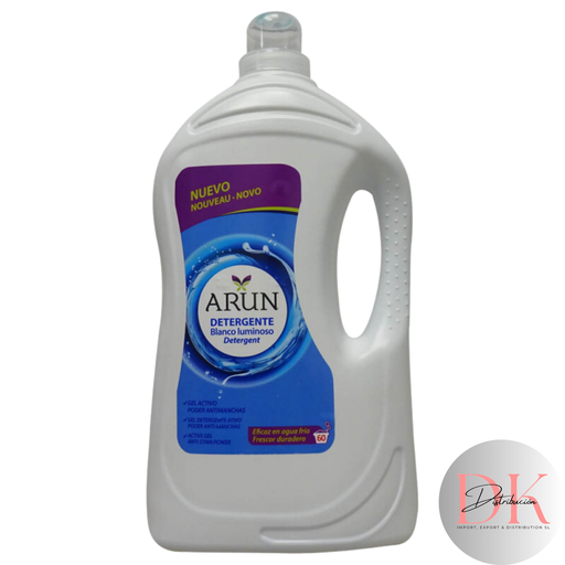 [TR010168] Arun detergente gel 60 dosis 4 l. Ropa blanca.