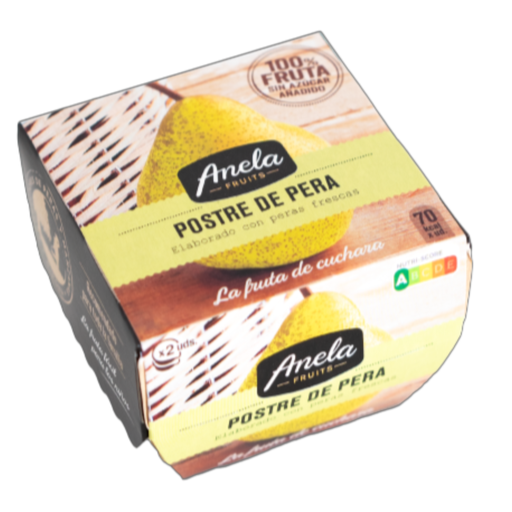 [ANE008] Anela Fruits Postre de Pera 2x100g