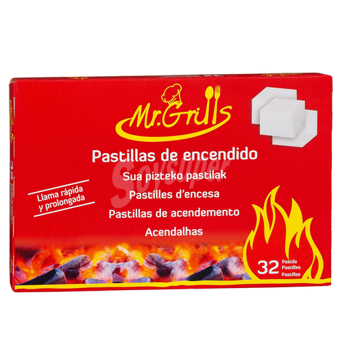 [CAR03] pastilla encendido MR.GRILL 32pastillas