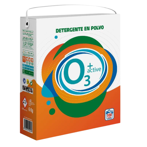 [160100] Maleta detergente polvo O3+ Active Green 100 Lavados