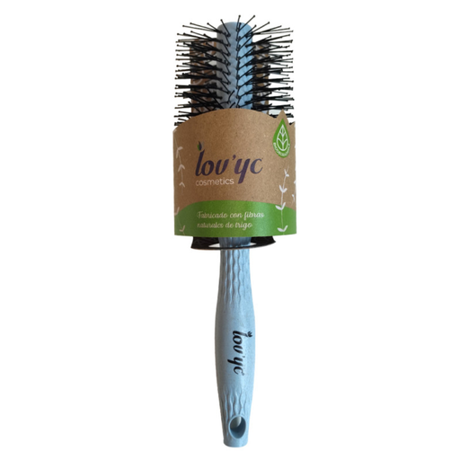 [TR010728] Lov'yc cepillo fibras de trigo 1 u. Redondo desenredante surtido colores minibox.